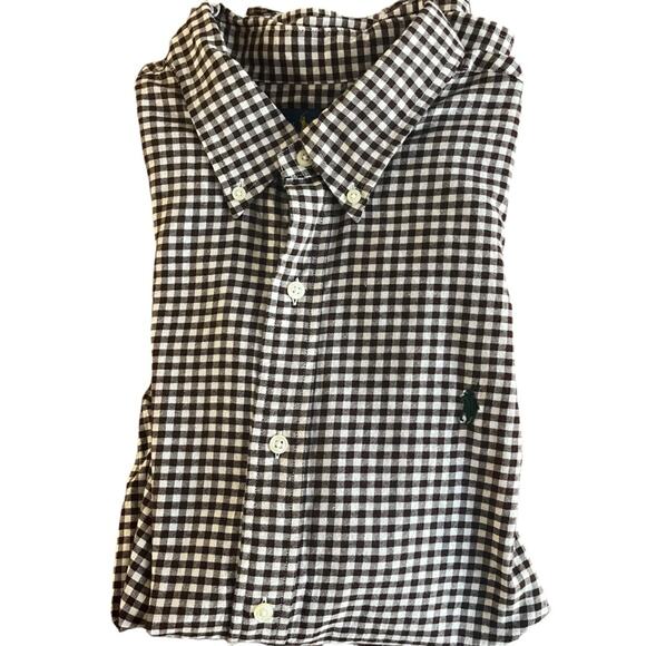 Ralph Lauren Brown Plaid Custom fit Size XL TG - Picture 1 of 6